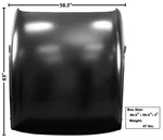 1966-67 Chevelle, Skylark, Gto, Lemans, Tempest, Cutlass Roof Panel Skin New. Fixed Price $714.83.