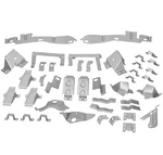 1967 1968 Mustang Fastback Body Shell Brace Support Brackets 42 Pcs Set. Fixed Price $279.95.