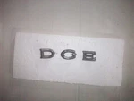 Dodge 72-76 Trunk Lettering. Fixed Price $35.00.