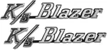 1969 1970 1971 1972 Blazer Front Fender Emblems # 69-16721-K5*. Fixed Price $76.00.
