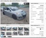 (local Pickup Only) Passenger Front Door Electric Hatchback Fits 10-13 Mazda 4. Fixed Price $219.99.