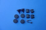 1955-1956-1957 Chevrolet Bel Air Rubber Bumper Kit-hardtop Conv-soff Seal-usa. Fixed Price $23.99.