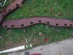 Nos Kaiser Frazer Bumper Filler Stone Gravel Guard. Fixed Price $100.00.