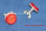 Vintage Style License Plate Fastner Pair - Reflectors. Fixed Price $12.99.