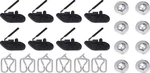Oer 22 Piece Front Fender Molding Clip Set For 1955 Chevy Bel Air And 210 Models. Fixed Price $30.98.