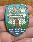Vintage Original Puc Volkswagen Wolfsburg Emblem Hood Badge Vw Beetle 1950'S. Fixed Price $82.50.