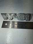 New Oem 406479 Gm 1970 Olds Cutlass W-31 Diecast Front Fender Emblem Nos. Fixed Price $54.80.