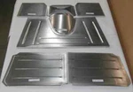 Direct Sheetmetal FD301 1935-39 Ford Pickup Front Floor Kit Stock Firewall. Fixed Price $403.95.