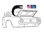 Mustang Trunk Weatherstrip Fastback 1965 1966 - Daniel Carpenter. Fixed Price $14.95.