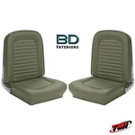 1964 &1965 Mustang Front Bucket Seat Upholstery Ivy Gold Vinyl By Tmi. Fixed Price $439.99.