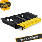 Carr 501057 Black With Yellow Grip Strut Side Work Truck Single Step. Fixed Price $739.99.