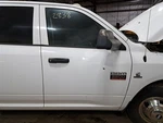 2012 RAM3500 Right Passenger Side Front Door Assembly Color: White PW7. Fixed Price $446.50.