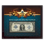New American Coin Treasures World's Largest Silver Certificate 11293. Fixed Price $99.95.
