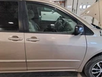 2008 Toyota Sienna Right Passenger Door Tan Oem Used 68000 Miles 120-59108AR. Fixed Price $545.00.