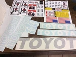 Toyota Forklift Kit Detailed With Safety Decals (white And Gray Combo). Fixed Price $32.50.
