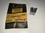 1953 Oldsmobile Front Bumper Letter "m" Emblem Nos Gm 563036. Fixed Price $11.99.