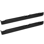 Lh & Rh Pair Rocker Panels Black For 2002-2008 Dodge Ram Quad Cab 1500 2500 3500. Fixed Price $114.99.