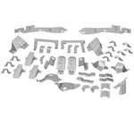 1967 68 Mustang Fastback Body Shell Brace Support Bracket Set 42 Pieces Dynacorn. Fixed Price $279.95.
