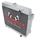 Rockin Champion 2 Row All Aluminum Radiator For 1975 - 1978 Dodge D300 L6 Engine. Fixed Price $261.20.