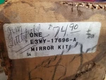Oem Ford E3WY-17696-A Side View Rh Mirror Cougar Thunderbird 1983-86. Fixed Price $175.00.