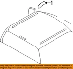 Ford Oem 08-16 F-250 Super Duty Cab Exterior Trim-roof Molding 8C3Z2851729APTM. Fixed Price $33.80.