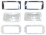 1969 Mustang Front Marker Lights And Bezels Kit. Fixed Price $44.95.