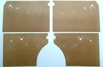 Mercedes Ponton W120/W121 Door Panels Cards (1953 - 1961). Fixed Price $99.00.