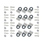 12 Sets 3/16" Stainless Steel Clamps & Screws Nuts For Gm Chevy Inline Tube. Fixed Price $10.15.
