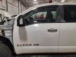 2016 Nissan Titan Xd Driver Left Front Door Electric 7R1 White Used Oem. Fixed Price $595.00.