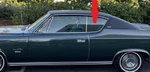 Fits American Motors Ambassador 1970-1973 2 Door Hardtop Passenger Quarter Glass. Fixed Price $287.00.
