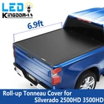 6.9FT Bed Soft Roll Up Tonneau Cover For 2020-2026 Chevy Silverado 2500 3500HD. Fixed Price $148.99.