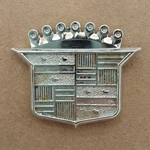 Vintage Oem Cadillac Emblem Crest Badge Virolux General Detroit Classic Car Trim. Fixed Price $19.80.