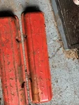 1960-67 Chevrolet Small Block Script Valve Covers Impala Chevelle Corvette O2. Fixed Price $70.00.