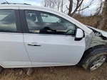 2012 Chevrolet Sonic Passenger Right Front Door Shell Used 4DR Wht Pc Gaz. Fixed Price $284.95.