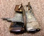 1937 1938 Chevrolet Sedan Tail Light Brackets Original Gm Pair Rat Rod. Fixed Price $149.00.