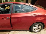 2011-2016 Hyundai Elantra Sedan Left Driver Rear Door Assembly Us Market Red. Fixed Price $712.46.