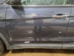 2014 Hyundai Santa Fe Driver Front Door Blue Oem Used 45000 Miles W7U. Fixed Price $695.00.