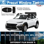 Precut All Sides + Rear Window Film Any Tint Shade % For Hyundai Kona 2018-2023. Fixed Price $39.99.
