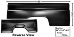 1960-66 Chevy Pickup Bedside For Fleetside Shortbed Rh New. Fixed Price $741.47.