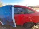 2012 Ford Focus Left Rear Door Shell Red - Used, Local Pick Up Only. Fixed Price $284.95.