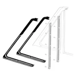 Vent Window Rubber Seals All (except Hardtop & Convertible) 1960-65 Ford Falcon. Fixed Price $109.95.