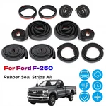 Door Rubber Seal Strips Weather Draft Wind Noise Reduction Trim Ford F-250. Fixed Price $59.98.