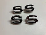 1969-1972 Nos Camaro Ss Front Fender Emblem Set Gm 3987377 Black Super Sport. Fixed Price $145.00.