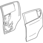 2020 2022 Chevrolet Spark New Oem Left Rear Side Door Shell Electric 42553345. Fixed Price $150.00.