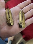 Cadillac 1980-1989 Deville Fleetwood Nos Pair Gold Taillight Emblem Gm 16502570. Fixed Price $75.00.
