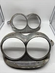 1958 Cadillac Head Light Bezel (pair). Fixed Price $65.00.