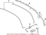 Genuine Oem Mopar Passenger Right Convertible Top Frame Guide For Fiat 500. Fixed Price $155.70.