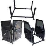 Fit 1987-2023 Wrangler Tj/jk/jl&gladiator Jt Black Car Door Hanger Storage Rack. Fixed Price $119.98.