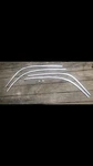 49 50 Chevy Deluxe Upper Door Crown Moldings Stainless Trim Set Chrome Strips. Fixed Price $99.00.
