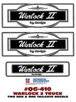 QG-410 1979 Dodge Warlock Ii Truck Box And Tailgate Names Decal Kit. Fixed Price $148.50.